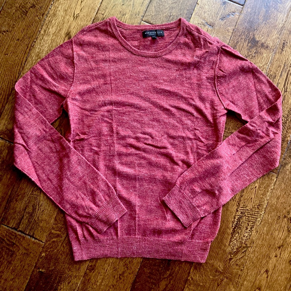 100% Cotton Sweater | men’s or unisex Small | Aeropostale